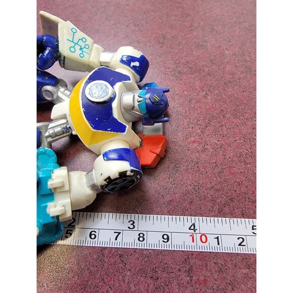 Playskool Rescue Bot Action Figure Lot Chase Heatwave Bumblebee Optimus Prime - Picture 7 of 7